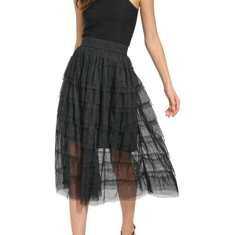 DKNY
Women's Tiered Tulle Midi Skirt